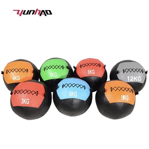 Yuncheng venta al por mayor logotipo personalizado PVC gimnasio casa Fitness medicina <span class=keywords><strong>Bola</strong></span> de pared - Product Image 1