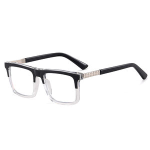 MS 93512 2024 New Custom men của Eyewear TR90 + kim loại khung vuông màu xanh ánh sáng Blocker kính thời trang Kính quang học Eyewear - Product Image 4