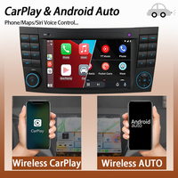 Autoradio Android 15 LELV pour Benz W211 2002-2008, 8 cœurs, 12+256 Go, CarPlay sans fil, Android Auto, 4G LTE, GPS, Lecteur multimédia
