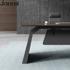 Luxe ceo gestionnaire bureau moderne pour mobilier de bureau en forme de conception - Product Image 3