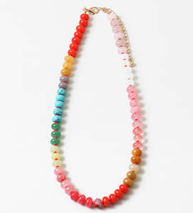 <span class=keywords><strong>Collana</strong></span> di Perline a Rondella in Quarzo Colori Misti Personalizzabile 7-8mm, <span class=keywords><strong>Collana</strong></span> con Gemme Arcobaleno Effetto Disco, Gioielli in Pietra Naturale Liscia, Regalo <span class=keywords><strong>per</strong></span> <span class=keywords><strong>Lei</strong></span> - Product Image 6