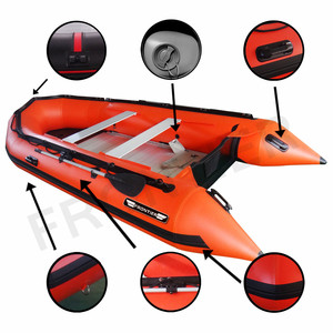 Fourniture directe d'usine 12.5ft 380cm <span class=keywords><strong>dériveur</strong></span> Durable 1.2mm PVC bateau de sport gonflable pour la pêche à l'aviron Sports nautiques - Product Image 4