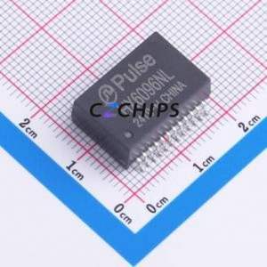 Transformador LAN HX6096NLT SMD-24P, Inductor de 18.2x12.2mm 1CT:1CT/1CT:1CT 350uH - Product Image 1