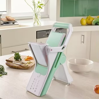 Verstelbare Handmatige Snijmachine Plastic Keukengereedschap Fruit & Groentesnijder Rasp Hakmolen