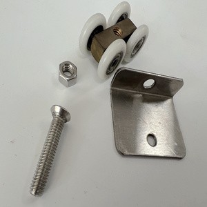 <span class=keywords><strong>Poulie</strong></span> de porte suspendue de haute qualité personnalisée OEM ODM / Accessoire de porte en verre de salle de bain / <span class=keywords><strong>Poulie</strong></span> de porte coulissante suspendue - Product Image 6