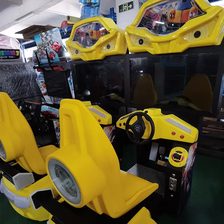 Latest Design coin operated Arcade Simulator 42 Inch arcade Racing Gaming Chair electric car game machine