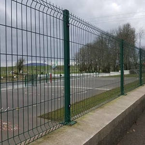 Sıcak satış bahçe çit panelleri 3D kavisli Panel çit/3D kaynaklı tel örgü çit/3D V katlanır tel örgü çit - Product Image 2