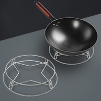 Support de casserole en acier inoxydable, isolant thermique, anti-brûlure, sans installation requise, support de cuisson à la vapeur robuste avec coussinets