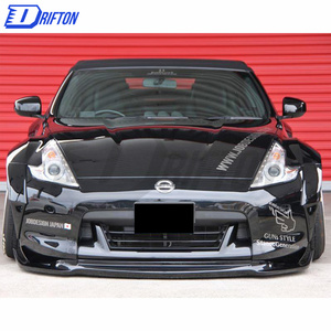 Para NIissan 370Z Z34 estilo de trabajo labio frontal de fibra de vidrio 2008-2011 - Product Image 3