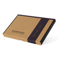Boîte d'emballage personnalisée en carton mince pour colis postaux et livraisons, avec logo sur mesure