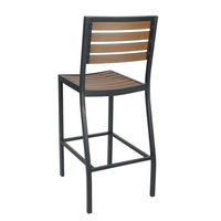 Chaises en rotin/osier en métal de conception moderne pour la cour de cuisine de parc