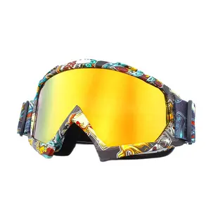 मोटोक्रॉस रेसिंग स्की चश्मा हेलमेट गोगल्स यूनिसेक्स बोर्ड गोगल्स आईवियर साइकिलिंग मोटरसाइकिल विंडप्रूफ गोल्स सुरक्षा