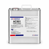 Revêtement Conforme Acrylique HYSTIC AC801 Transparent à Séchage Rapide UV Fluorescent pour Composants Électroniques PCB/PCBA