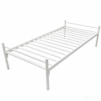 Cadre de lit en métal extensible moderne, simple et durable, taille Queen, en maille - Construction en acier, gain de place, utilisation en chambre à coucher, marque Hengli, Hebei