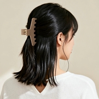 Pince à cheveux en silicone de 11 cm, élégante et simple, grande pince à cheveux en silicone avec de nombreux clips à cheveux