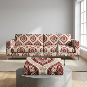 Venta al por mayor de tapicería decorativa para el hogar con diseño árabe clásico 100% poliéster tejido jacquard chenilla textil para el hogar funda de sofá - Product Image 5