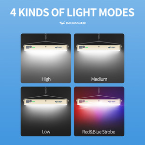 Smiling Shark Super Bright Cob Light <b>USB</b> Rechargeable LED Camping Lamp - Product Image 2