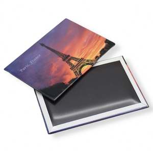 Aimants de réfrigérateur en étain personnalisés OEM, impression photo personnalisée, magnétiques pour cadeaux promotionnels - Product Image 1