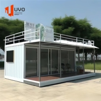 Container Bar Prefabbricato in Acciaio per Esterni Più Popolare per Caffetteria e Ristorante in Vendita Bar Prefabbricato Personalizzato