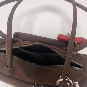 Bolso de Mano de Lujo para Mujer, de Piel Sintética de Gamuza, con Diseño de Caramelo, Impermeable, con Asa Única, para Vestir - Product Image 6