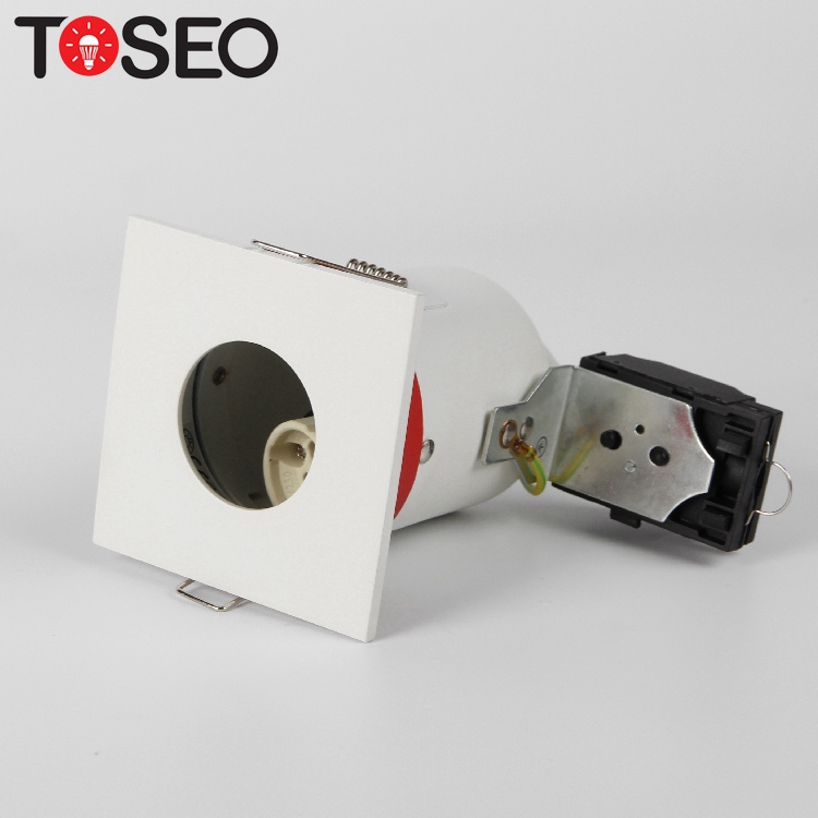 Ceiling Gu10 Fixed And Fire Rated Led Recessed Downlight Pure Aluminium Led Spotlight