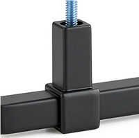 Poignées de meuble en acier inoxydable noir mat en forme de T, modernes, minimalistes, durables, écologiques, antirouille, faciles à installer pour tiroirs