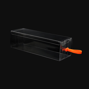 Tùy chỉnh rõ ràng <span class=keywords><strong>PVC</strong></span> bao bì nhựa hộp cao trong suốt Pet rPet treo hộp bán lẻ nhà máy giá - Product Image 4