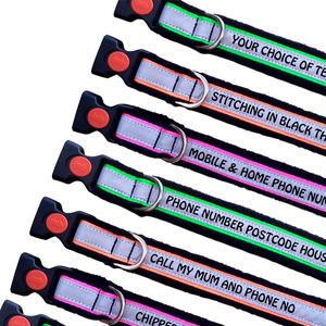 Gacent Coated Webbing Fabrikant Aanpasbare Jacquard Print LOGO Nylon Reflecterende Band voor Hondentuig & -riem - Product Image 1