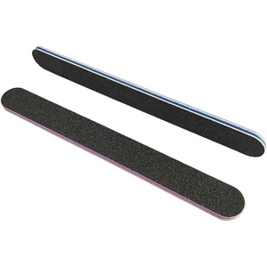 Chuyên nghiệp móng tay tập tin 80/80 đôi bên tái sử dụng Emery Bảng Mô hình thẳng giấy nhám màu đen làm bằng Sponge Lima - Product Image 6