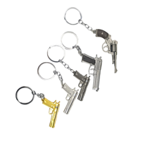 Porte-clés mousqueton en alliage de zinc Jedi Survival, modèle de pistolet à signal P92, pendentif revolver, simplicité moderne, étanche, tendance mode