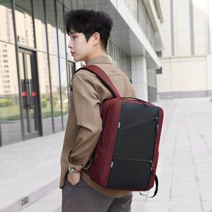 Thời Trang Ba Lô Người Đàn Ông USB Sạc Không Thấm Nước 15.6Inch Máy Tính Xách Tay Giản Dị Oxford Nam Kinh Doanh Túi Mochila Máy Tính Máy Tính Xách Tay Ba Lô - Product Image 5