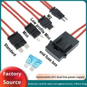 กล่องฟิวส์แบบมาตรฐานขนาดเล็กพิเศษ ไมโคร มินิ โลว์ โปรไฟล์ แม็กซี่ พร้อมสายต่อฟิวส์แบบคู่ สายไฟต่อพ่วงสำหรับรถยนต์ อะแดปเตอร์แปลงไฟ สายต่อพ่วงแบบ IP44 ขนาด 16AWG - Product Image 4
