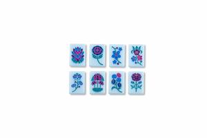 Ensemble de Mahjong américain <span class=keywords><strong>Magic</strong></span> Forest Mushroom, 160 tuiles en acrylique pour les règles NMJL - Ensemble de Mahjong personnalisé de luxe pour le jeu social - Product Image 6