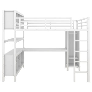 <span class=keywords><strong>Lit</strong></span> mezzanine jumeau avec bureau et étagère de rangement <span class=keywords><strong>Lit</strong></span> mezzanine jumeau avec armoire et armoire <span class=keywords><strong>Lit</strong></span> mezzanine à cadre en métal - Product Image 2