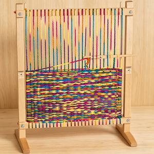 Nouveau métier à tisser en bois avec support réglable - Métier à tisser multi-artisanat : Cadre extra-large - Product Image 1