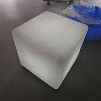 Nuovo Design Cubo Luminoso LED in Plastica con Telecomando, Cambio Colore RGB, Effetto Marmo 3D, per Feste ed Eventi, 30cm/40cm