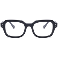 Elan Optical YB6312 Nouvelle Arrivée Monture de Lunettes Rectangulaire Tendance pour Femme, Monture Complète en Acétate, Lunettes Optiques, Grand Stock