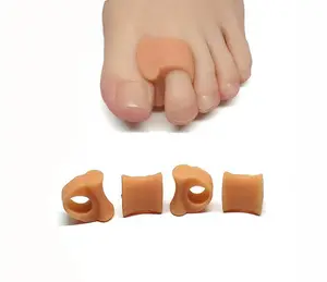 Separador de dedos do pé de gel de silicone, alta qualidade, 2018