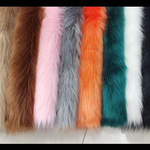 Vendite calde di alta qualità tessuto di pelliccia di poliestere 20% acrilico 80% 25 mm 30mm 40mm tessuto di peluche di pelliccia sintetica - Product Image 4