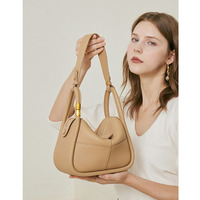 Sac fourre-tout en cuir véritable pour femme, motif bonbons vintage, avec une seule bandoulière, fermeture éclair, imperméable et portable