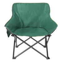 Chaise de camping pliante portable en tissu Oxford 600D avec poche latérale et cadre en acier pour la pêche en plein air et la plage - Vente en gros