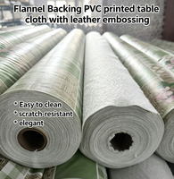 Nappe en PVC avec envers en flanelle, motifs blancs et noirs, nappe en rouleau avec envers en tissu flanelle, résistante à l'huile et à l'eau