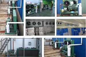 Neue luftgekühlte halb hermetische Verflüssigung ssatz Kompressor Automatic Motor Restaurant Refrige ration Conde nsing Unit - Product Image 5