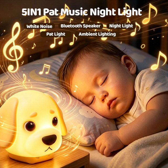 New Modern Remote Control Multifunctional Nightstand Lamp Blue-tooth Speaker RGB LED Smart Music Night Lamp