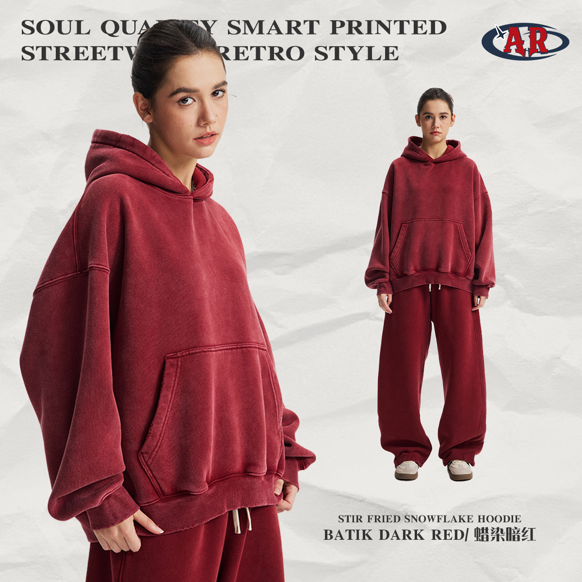 Boxy Edition-F09 Batik Rouge Foncé