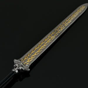 Réplica <span class=keywords><strong>de</strong></span> Arma <span class=keywords><strong>de</strong></span> Metal <span class=keywords><strong>de</strong></span> la Serie <span class=keywords><strong>de</strong></span> Televisión y Cine 'Asesinato del Novelista', Modelo <span class=keywords><strong>de</strong></span> Espada Jiutian <span class=keywords><strong>de</strong></span> 22 cm, Juguete Artesanal - Product Image 3