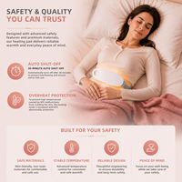 Ceinture menstruelle multifonctionnelle pour le confort menstruel, le maintien abdominal et le massage corporel, avec soutien lombaire pour bébé