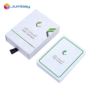 Cartes à jouer écologiques de qualité supérieure jeux de cartes à jouer de poker mat imprimés personnalisés avec boîte-cadeau de type tiroir - Product Image 4