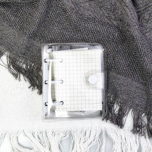 <strong>Mini</strong> Budget Binder With Cash <strong>Envelopes</strong> Transparent Photocard Holder File Holder Loose Leaf Notebook - Product Image 4