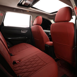 EKR Factory Source Luxury Leather Red Fit Ensemble complet de housses de siège de voiture personnalisées pour <span class=keywords><strong>Suzuki</strong></span> <span class=keywords><strong>Vitara</strong></span> 2008-2013 - Product Image 3